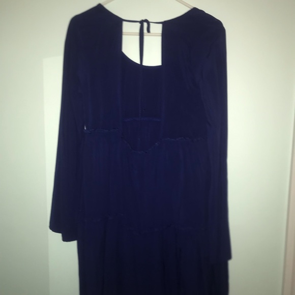 Altard State Royal Blue Ruffle Dress Size Large - Picture 1 of 4